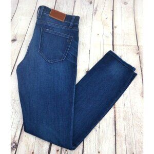 MADEWELL Women's Straight Leg Skinny‎ Jeans SIZE 26 Dark Wash